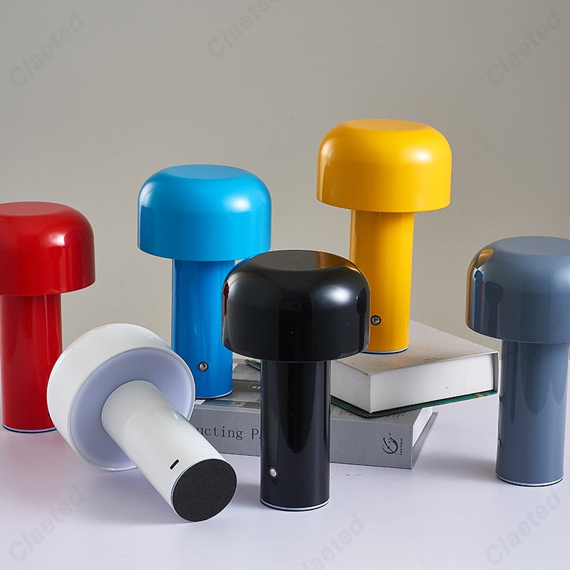 Lampe de table LED en forme de champignon