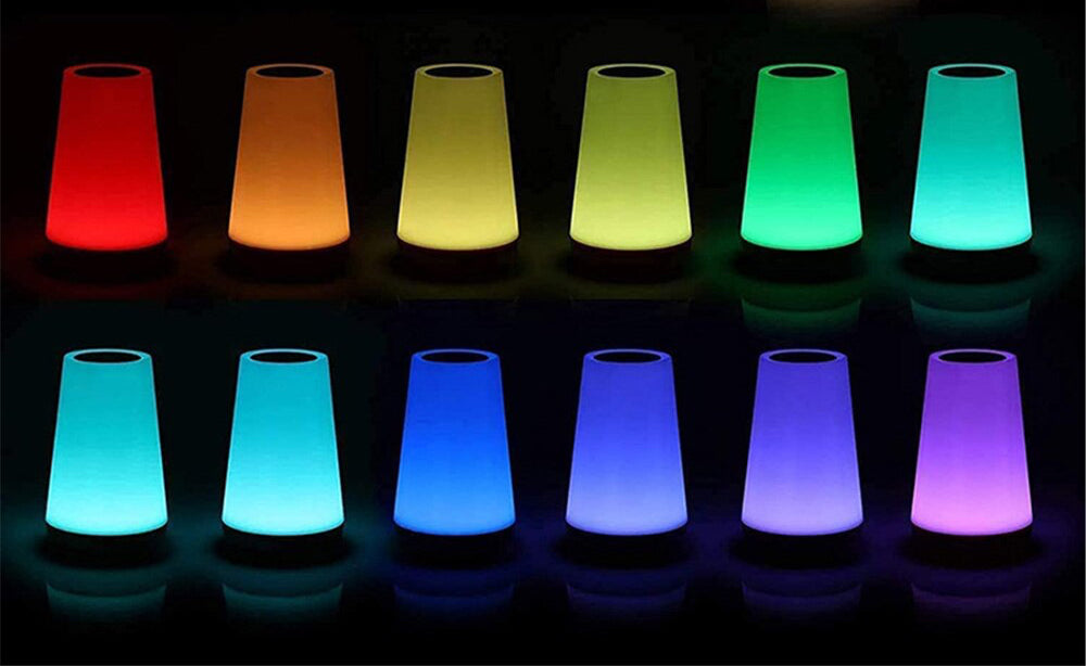 Lampe de table LED multicouleurs