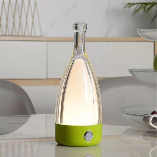 Lampe de table LED en forme de bouteille