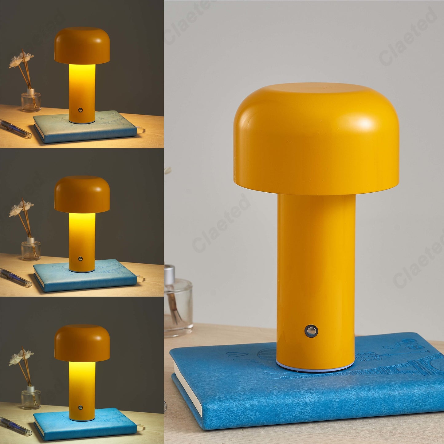Lampe de table LED en forme de champignon